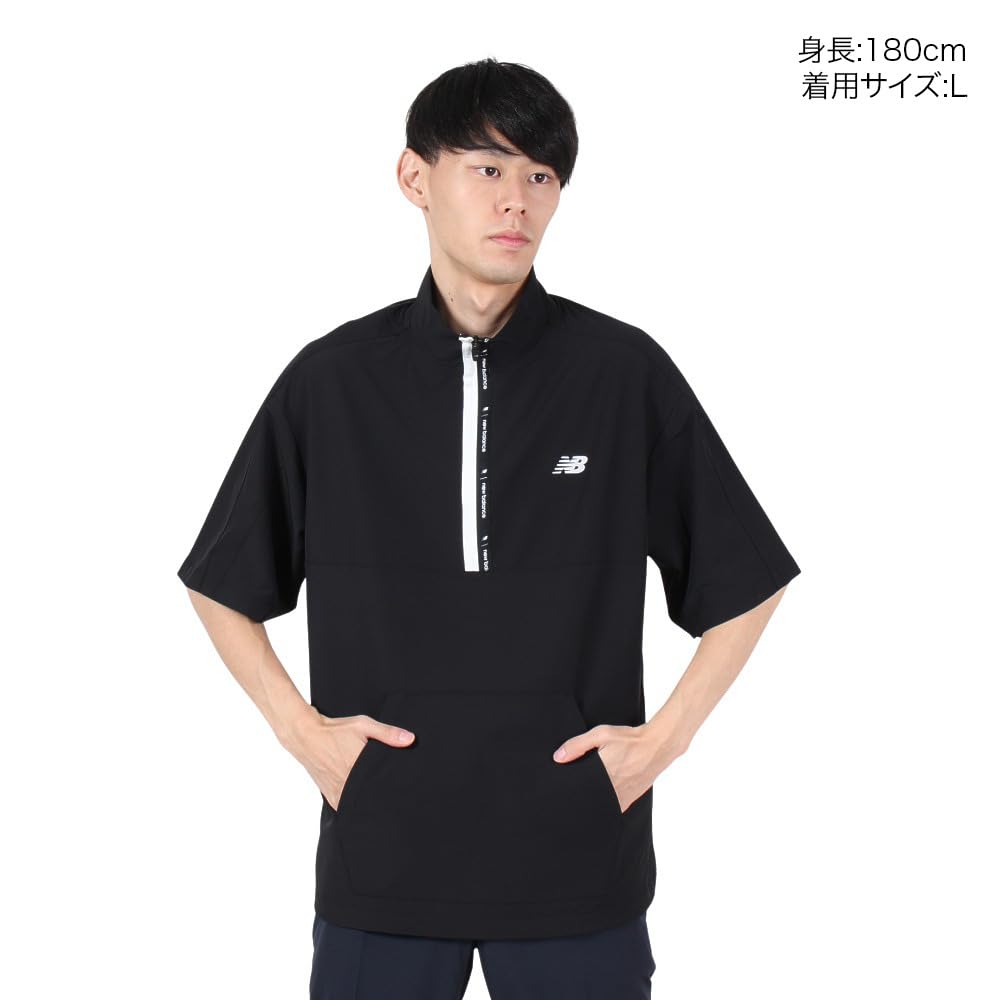 Amazon | [ニューバランス] ゴルフ 半袖 スタンドブルゾン (4WAY